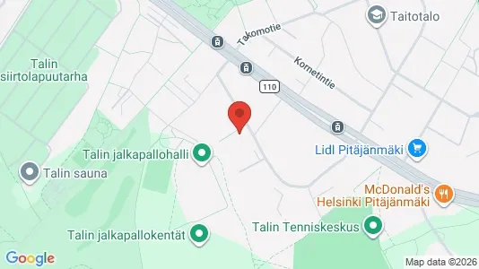 Rooms for rent i Helsinki Läntinen - kort over placeringen