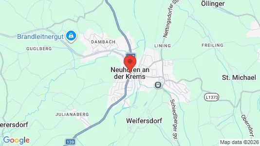 Apartments for rent i Neuhofen an der Krems - kort over placeringen