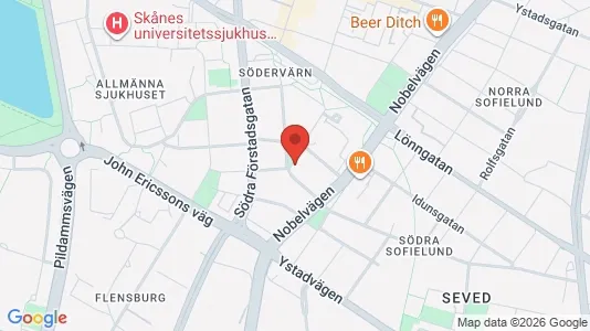 Apartments for rent i Malmö City - kort over placeringen