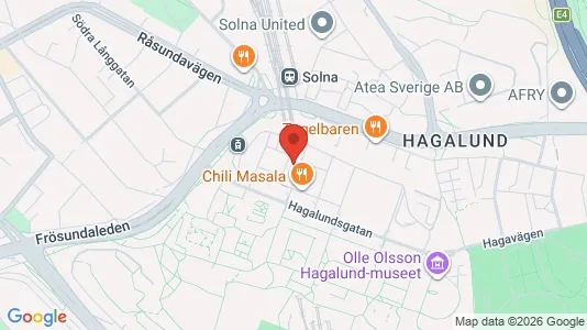 Apartments for rent i Solna - kort over placeringen