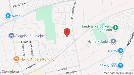 Apartments for rent i Slagelse - kort over placeringen