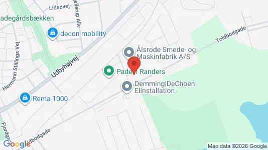 Apartments for rent i Randers NØ - kort over placeringen