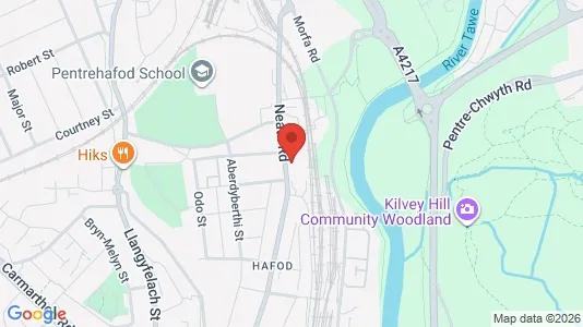 Apartments for rent i Swansea - West Glamorgan - kort over placeringen