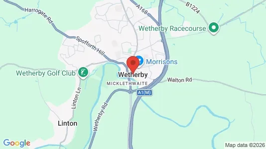 Houses for rent i Wetherby - West Yorkshire - kort over placeringen
