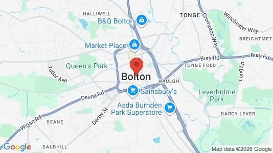 Houses for rent i Bolton - Lancashire - kort over placeringen
