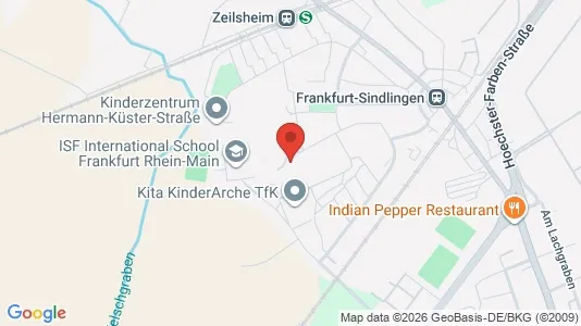Apartments for rent i Frankfurt West - kort over placeringen