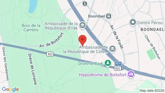 Apartments for rent i Brussels Elsene - kort over placeringen