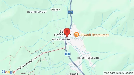 Apartments for rent i Bad Hofgastein - kort over placeringen
