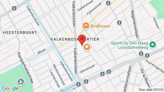 Apartments for rent i The Hague Segbroek - kort over placeringen