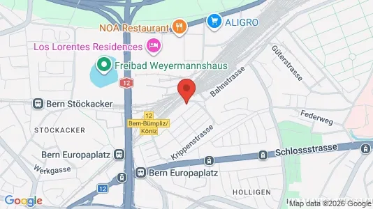 Apartments for rent i Bern-Mittelland - kort over placeringen