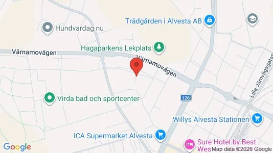 Apartments for rent i Alvesta - kort over placeringen