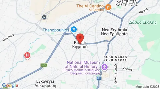 Houses for rent i Kifisia - kort over placeringen