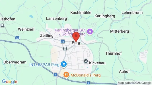 Apartments for rent i Perg - kort over placeringen