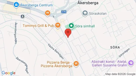 Apartments for rent i Österåker - kort over placeringen