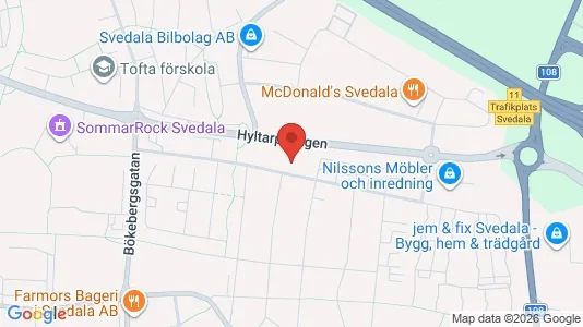 Apartments for rent i Svedala - kort over placeringen