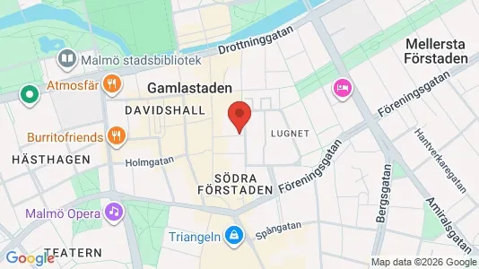 Apartments for rent i Malmö City - kort over placeringen