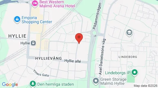 Apartments for rent i Hyllie - kort over placeringen