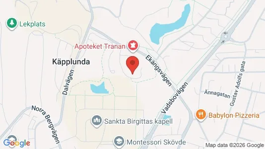 Apartments for rent i Skövde - kort over placeringen