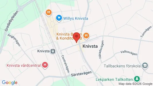Apartments for rent i Knivsta - kort over placeringen
