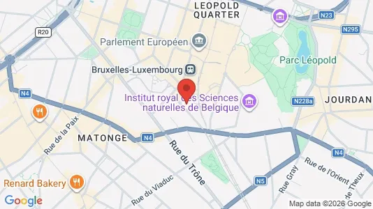 Apartments for rent i Brussels Elsene - kort over placeringen