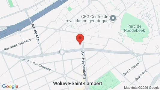 Apartments for rent i Brussels Sint-Lambrechts-Woluwe - kort over placeringen