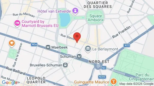 Apartments for rent i Stad Brussel - kort over placeringen