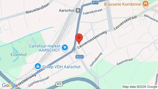 Apartments for rent i Aarschot - kort over placeringen