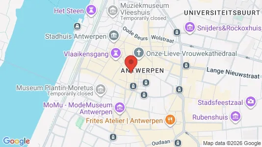 Apartments for rent i Stad Antwerp - kort over placeringen