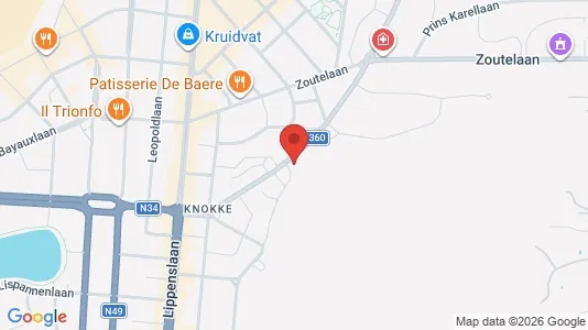 Apartments for rent i Knokke-Heist - kort over placeringen