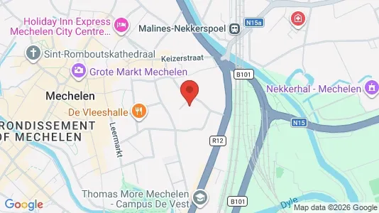 Apartments for rent i Mechelen - kort over placeringen
