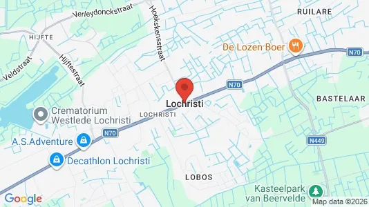 Houses for rent i Lochristi - kort over placeringen