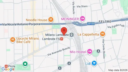 Rooms for rent i Milano Zona 3 - Porta Venezia, Città Studi, Lambrate - kort over placeringen