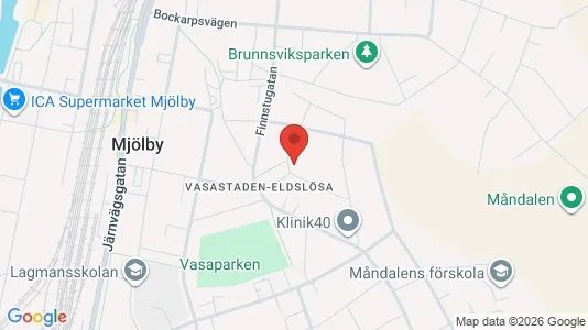 Apartments for rent i Mjölby - kort over placeringen