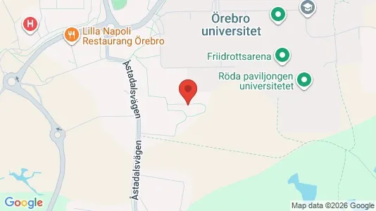 Rooms for rent i Örebro - kort over placeringen