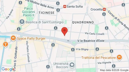 Apartments for rent i Milano Zona 1 - Centro storico - kort over placeringen