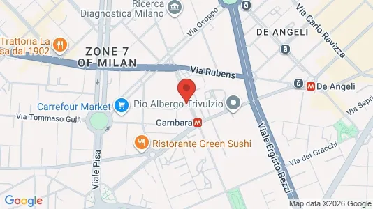 Apartments for rent i Milano Zona 6 - Barona, Lorenteggio - kort over placeringen