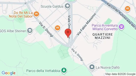 Rooms for rent i Milano Zona 5 - Vigentino, Chiaravalle, Gratosoglio - kort over placeringen