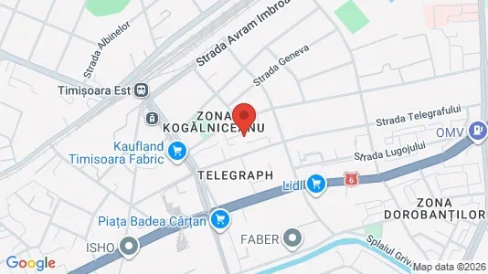 Apartments for rent i Timişoara - kort over placeringen