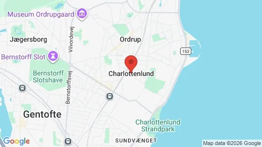 Apartments for rent i Charlottenlund - kort over placeringen