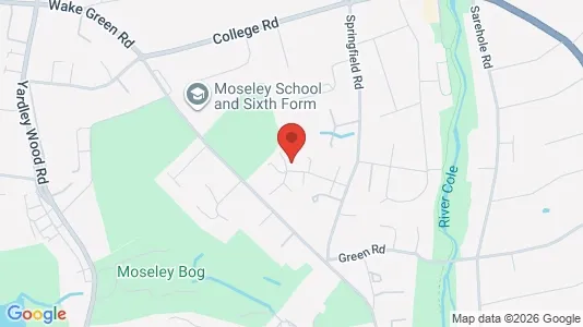 Apartments for rent i Birmingham - West Midlands - kort over placeringen