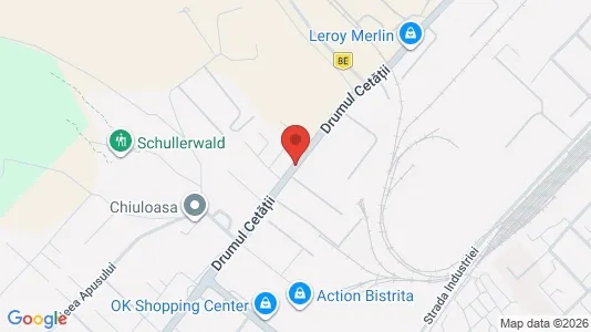 Apartments for rent i Bistriţa - kort over placeringen