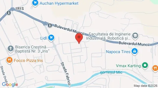 Apartments for rent i Cluj-Napoca - kort over placeringen