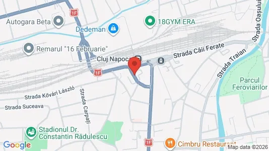 Apartments for rent i Cluj-Napoca - kort over placeringen