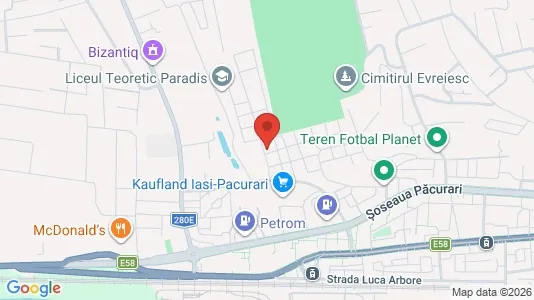 Apartments for rent i Iaşi - kort over placeringen