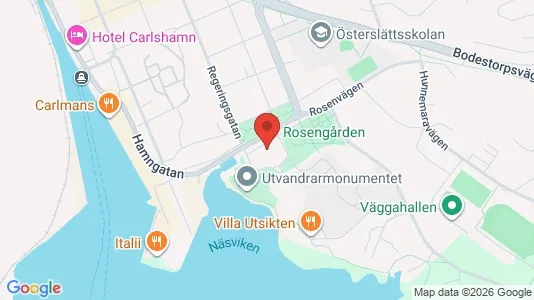 Apartments for rent i Karlshamn - kort over placeringen