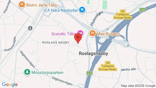 Apartments for rent i Täby - kort over placeringen