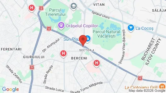 Apartments for rent i Bucharest - Sectorul 4 - kort over placeringen