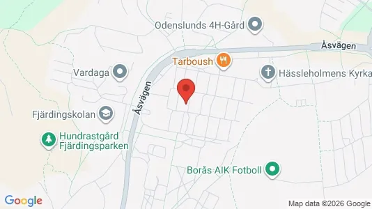 Apartments for rent i Borås - kort over placeringen
