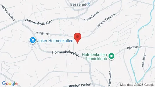 Rooms for rent i Oslo Vestre Aker - kort over placeringen