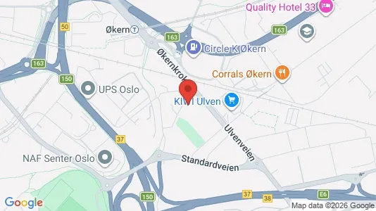 Apartments for rent i Oslo Bjerke - kort over placeringen